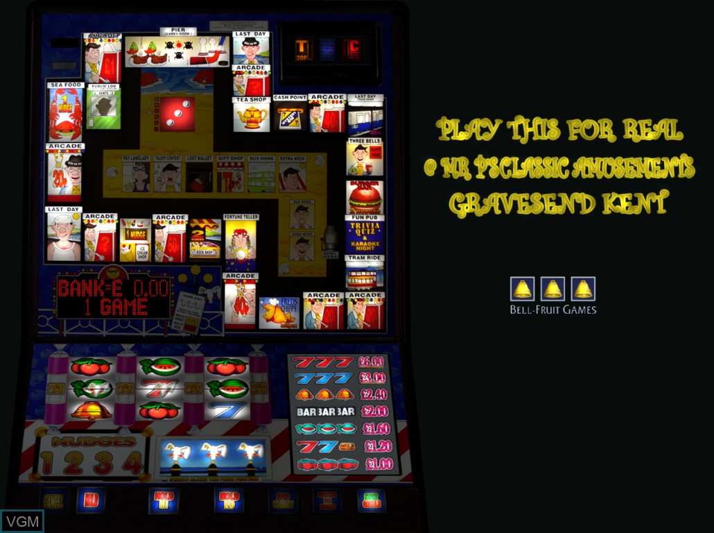 In-game screen of the game Along The Prom on Slot machines