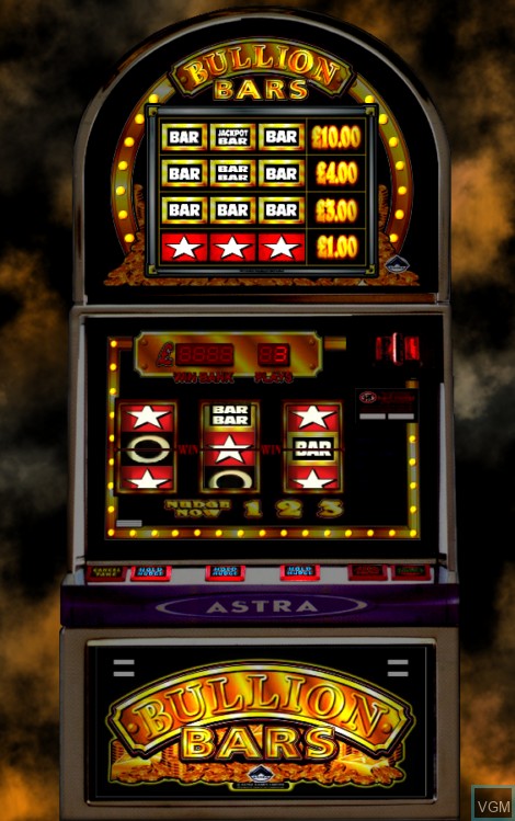 In-game screen of the game Bullion Bars on Slot machines