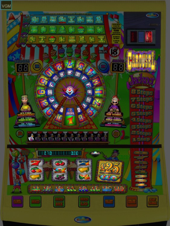 In-game screen of the game Carousel on Slot machines