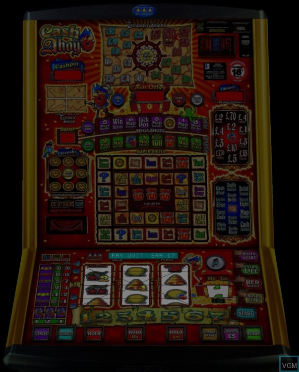 In-game screen of the game Cash Ahoy on Slot machines