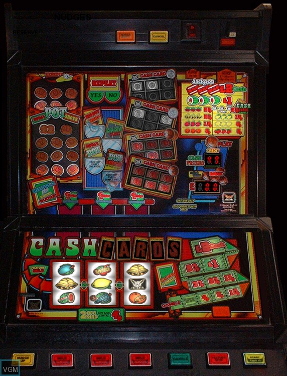 In-game screen of the game Cash Cards on Slot machines