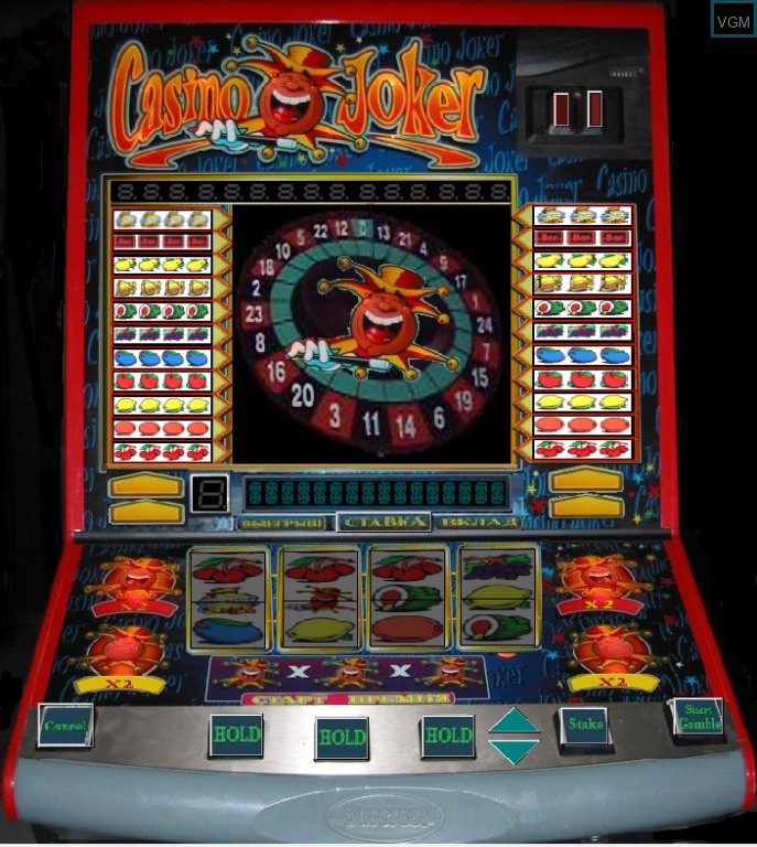 In-game screen of the game Casino Joker on Slot machines