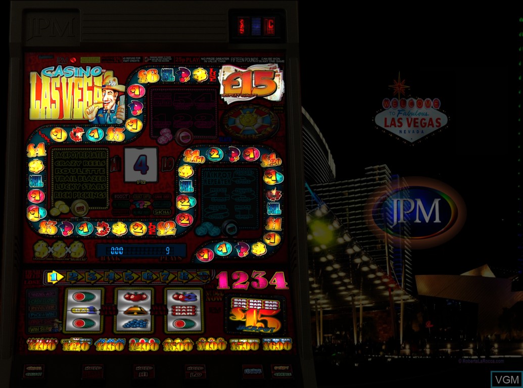 In-game screen of the game Casino Las Vegas on Slot machines