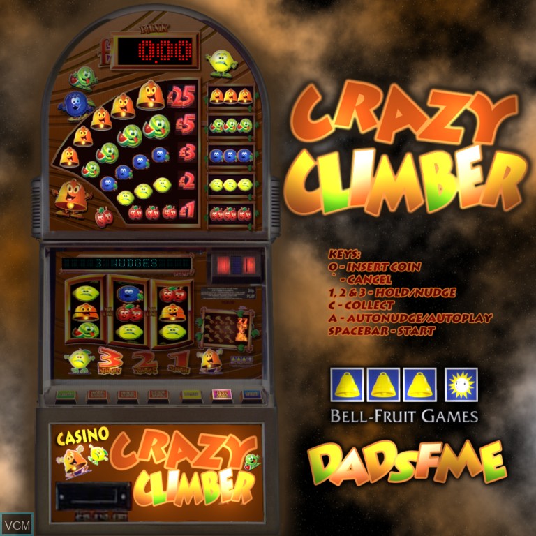 In-game screen of the game Crazy Climber on Slot machines