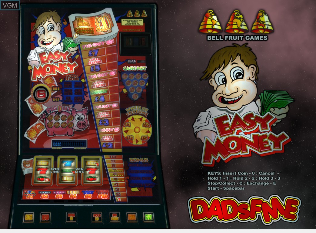 In-game screen of the game Easy Money on Slot machines