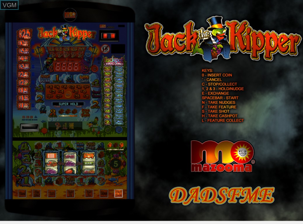 In-game screen of the game Jack The Kipper on Slot machines