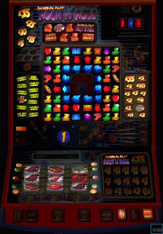 In-game screen of the game Jackpots That Roll & Roll on Slot machines