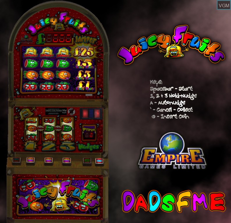 In-game screen of the game Juicy Fruits on Slot machines