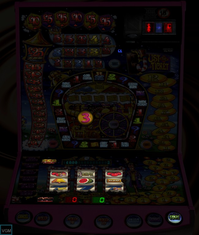 In-game screen of the game Just The Ticket on Slot machines