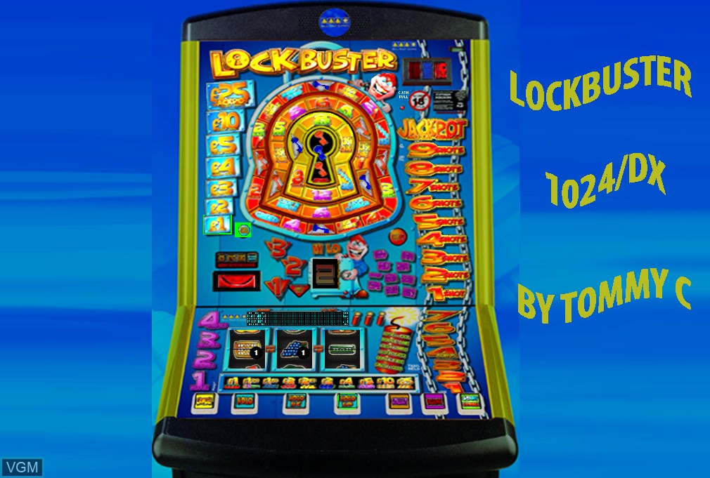 In-game screen of the game Lock Buster on Slot machines