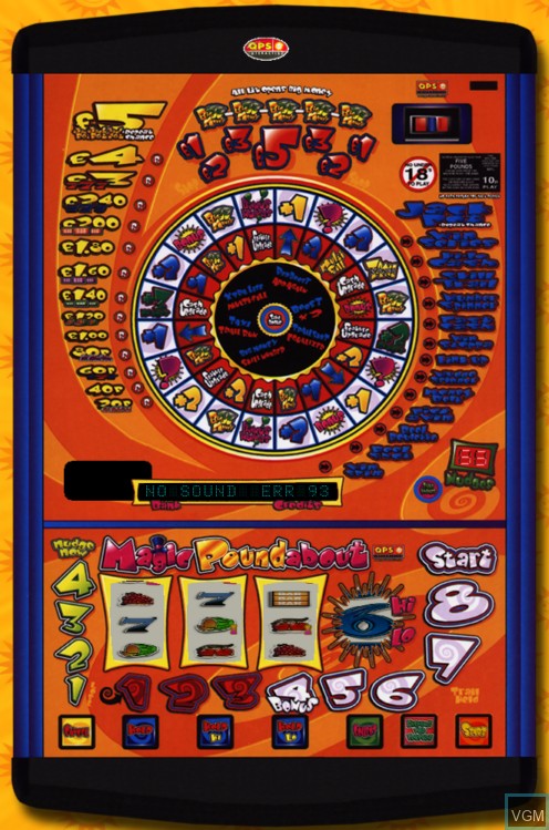 In-game screen of the game Magic Poundabout on Slot machines