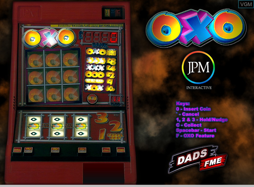 In-game screen of the game Oxo Bingo on Slot machines