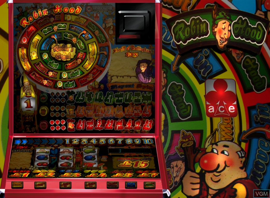In-game screen of the game Robin Hood on Slot machines