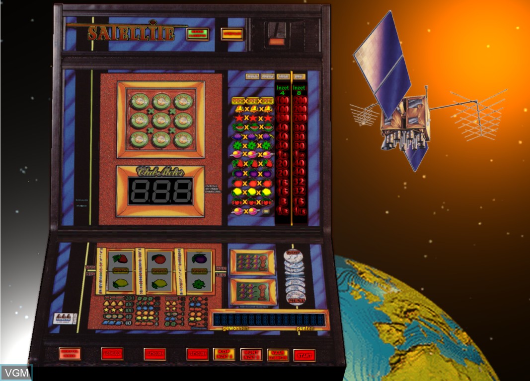 In-game screen of the game Satellite on Slot machines