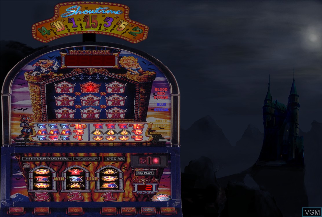 In-game screen of the game Ooh Ahh Dracula Rio on Slot machines