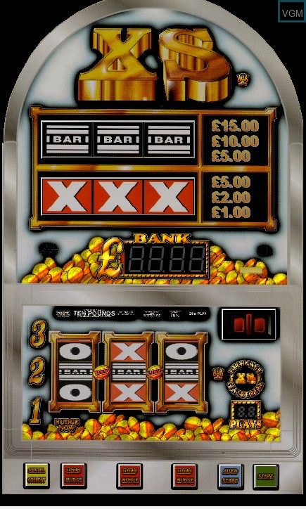 In-game screen of the game Xs on Slot machines