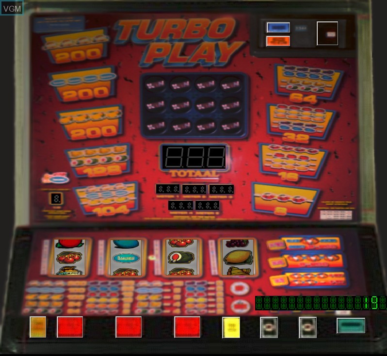 In-game screen of the game Turbo Play on Slot machines