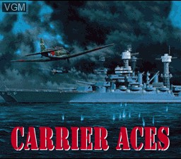 Title screen of the game Carrier Aces on Nintendo Super NES