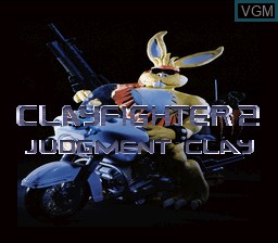 Title screen of the game Clay Fighter 2 - Judgment Clay on Nintendo Super NES