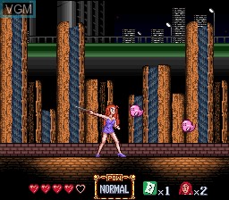 Menu screen of the game GS Mikami - Joreishi wa Nice Body on Nintendo Super NES