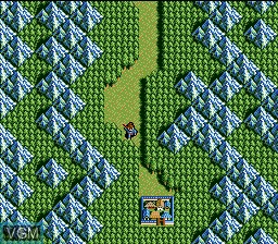 Menu screen of the game Inindo - Way of the Ninja on Nintendo Super NES