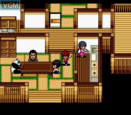 Menu screen of the game Ranma 1/2 - Akanekodan Teki Hihou on Nintendo Super NES