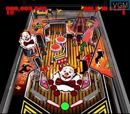 Menu screen of the game Super Pinball II - The Amazing Odyssey on Nintendo Super NES
