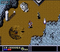 In-game screen of the game Arcus Spirits on Nintendo Super NES