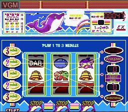 In-game screen of the game Big Ichigeki! Pachi-Slot Dai-Kouryaku on Nintendo Super NES