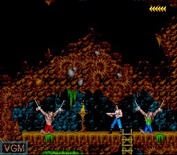 In-game screen of the game Blackthorne on Nintendo Super NES