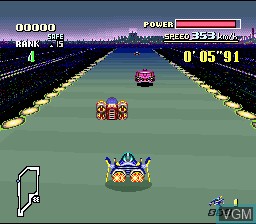In-game screen of the game BS F-Zero Grand Prix 2 on Nintendo Super NES