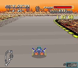 In-game screen of the game BS F-Zero Grand Prix - Queen League - Dai-2-Shuu on Nintendo Super NES