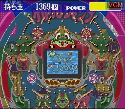 In-game screen of the game Let's Pachinko Nante Gindama 1 on Nintendo Super NES