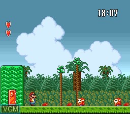 In-game screen of the game BS Super Mario USA Power Challenge Dai-1-kai on Nintendo Super NES