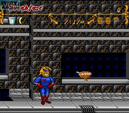 In-game screen of the game Captain Novolin on Nintendo Super NES