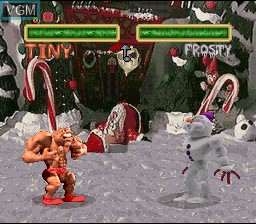 In-game screen of the game Clay Fighter 2 - Judgment Clay on Nintendo Super NES