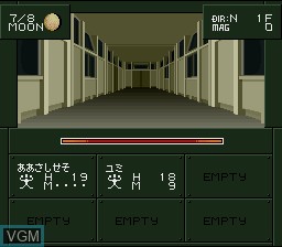 In-game screen of the game Shin Megami Tensei if... on Nintendo Super NES
