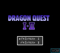 In-game screen of the game Dragon Quest I & II on Nintendo Super NES