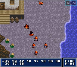 In-game screen of the game First Queen - Ornic Senki on Nintendo Super NES
