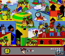In-game screen of the game Great Waldo Search, The on Nintendo Super NES