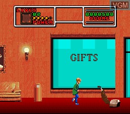 In-game screen of the game Home Alone 2 - Lost in New York on Nintendo Super NES