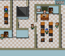 In-game screen of the game Horai Gakuen no Bouken! The Adventure of Hourai High School on Nintendo Super NES