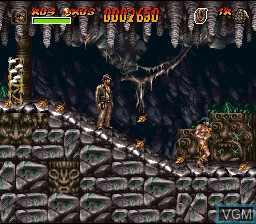 In-game screen of the game Indiana Jones' Greatest Adventures on Nintendo Super NES