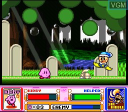 In-game screen of the game Kirby Super Star on Nintendo Super NES