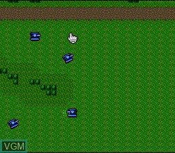 In-game screen of the game Koutetsu no Kishi 3 - Gekitotsu Europe Sensen on Nintendo Super NES