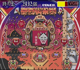 In-game screen of the game Kyouraku - Sanyo - Toyomaru Parlor! Parlor! 4 CR on Nintendo Super NES