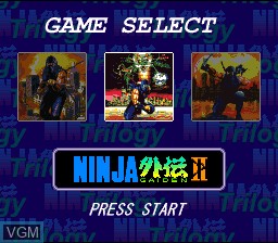 In-game screen of the game Ninja Gaiden Trilogy on Nintendo Super NES