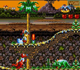 In-game screen of the game Oscar on Nintendo Super NES
