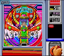 In-game screen of the game Pachinko Monogatari - Pachi-Slot Moaru Deyo!! on Nintendo Super NES