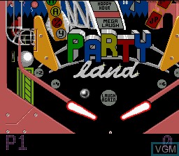 In-game screen of the game Pinball Fantasies on Nintendo Super NES